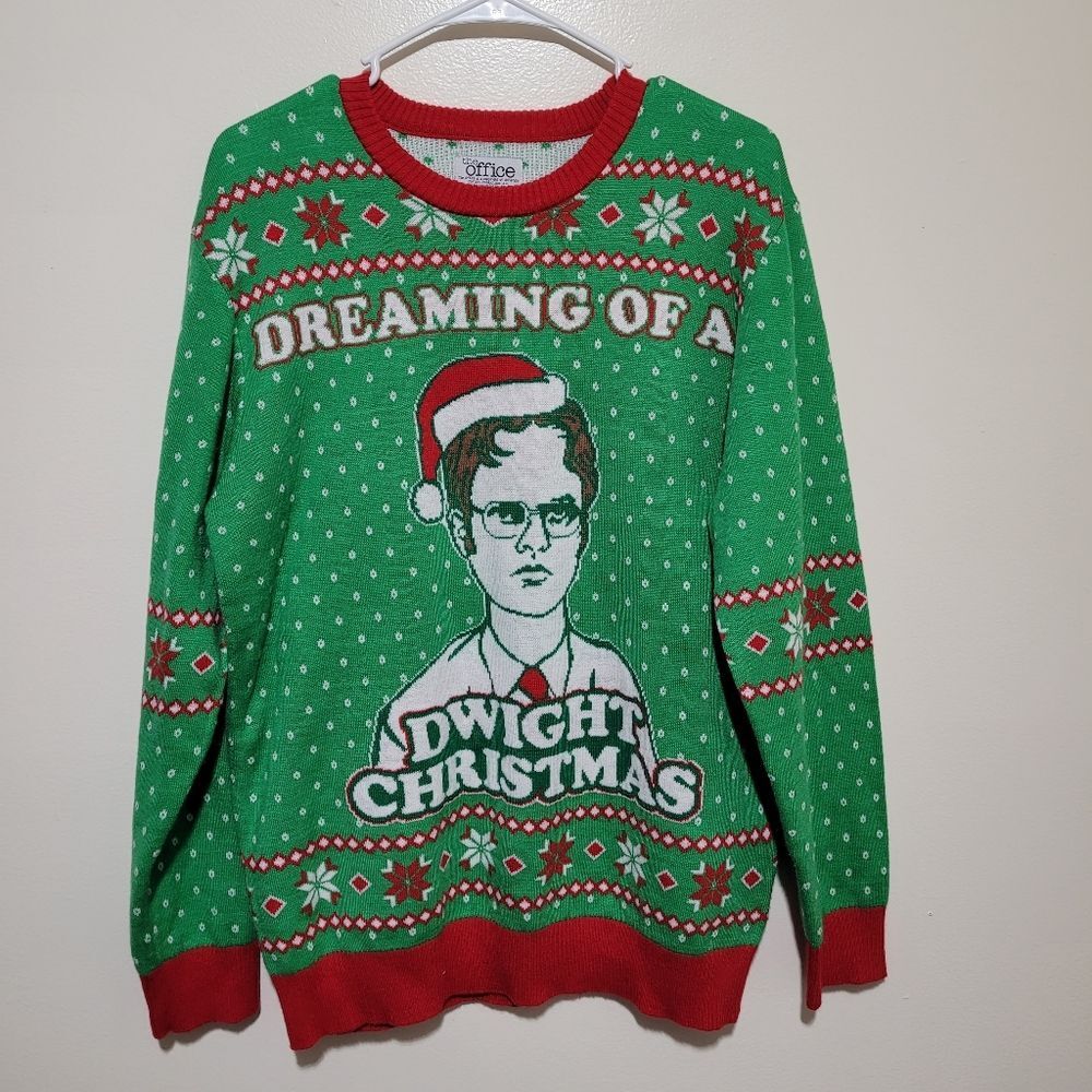 Tipsy Elves Green and Red Holiday Sweater